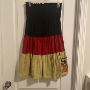 Vintage FSU Seminoles strapless sundress.